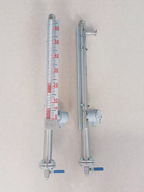 UHZ magnetic flip plate liquid level water level gauge anti-corrosion and explosion-proof high temperature 4-20ma remote transmission side-mounted top-mounted stainless steel