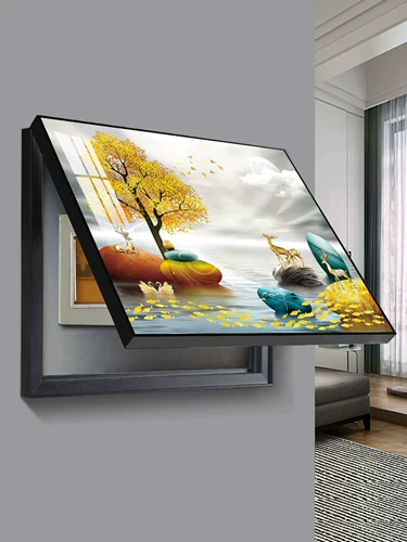 Украска Meter Box Painting 2025 Новая легкая роскошная обложка гостиная главное выключательное выключатель Meter Box Distribution Box Переключатель ведя