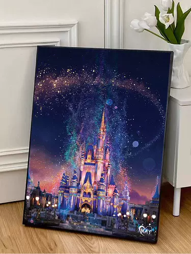 Дисней, цифровой замок для рисования, масляная краска, «сделай сам», антистресс, ручная роспись