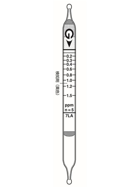 Japanese GASTEC phosphine detection tube PH3/7H, 7J, 7L, 7LA gas test tube detection tube