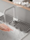 Faucet drain pad Kitchen sink waterproofing can be cut narrow side sink sink splash-proof water absorbing pad Silicone pad