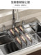 Desktop tea set tray water cup rack household glass cup tea cup drain storage storage rack tool