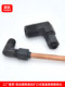 Hydraulic flared right angle joint elbow 2 minutes 4 minutes 6 minutes connector 6 8 10 12mm copper pipe joint