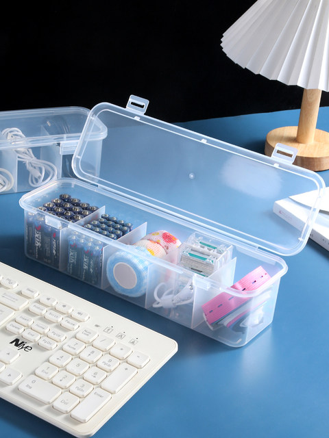 Data cable storage box power charging cable mobile phone charger household finishing artifact desktop wire management box winder