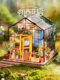 Rolife if you come to Casey Flower House Diy Handmade Casey Art House House Model Miniature Scene Birthday Gift