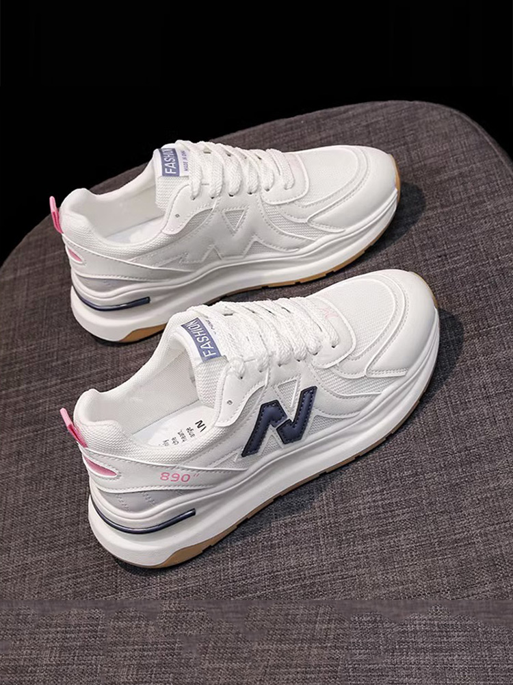 BREATHABLE MESH WAFFLE FORREST GUMP SHOES WOMENS SUMMER 2024 NEW HIGH-END TRENDY CASUAL AND VERSATILE SPORTS DAD SHOES