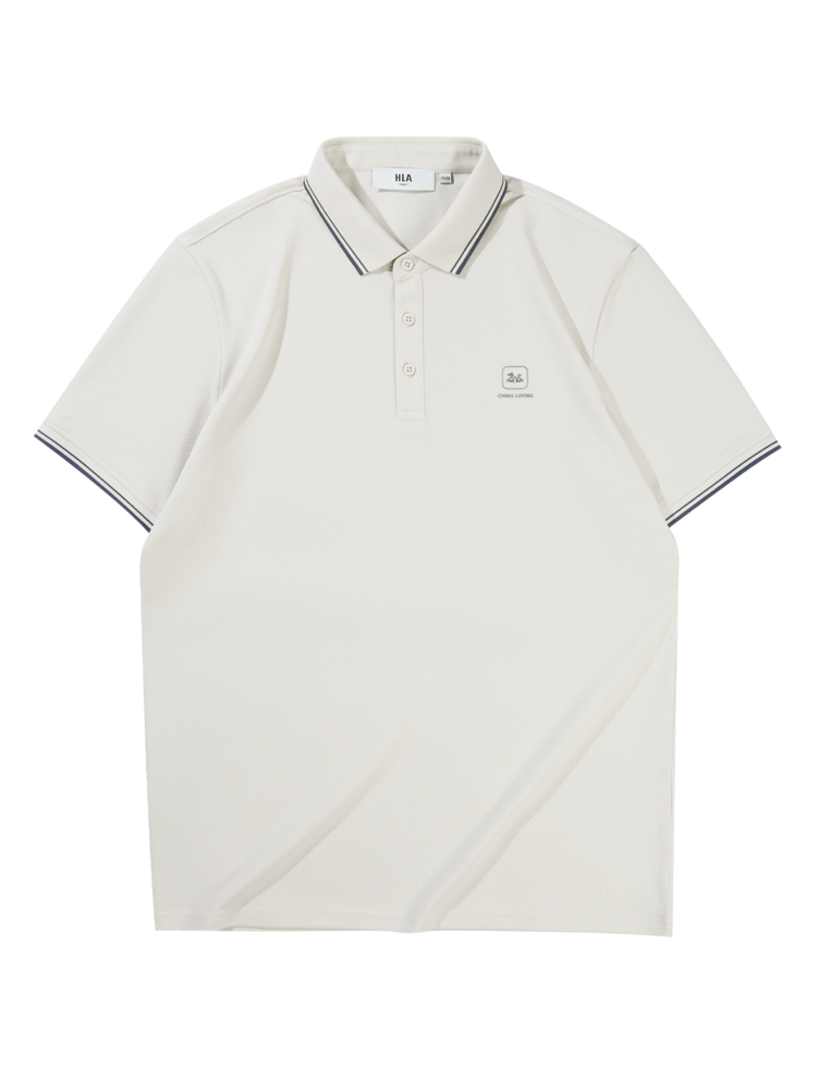 【父亲节礼物】HLA海澜之家中华龙短袖POLO衫26夏商务t恤男爸爸款