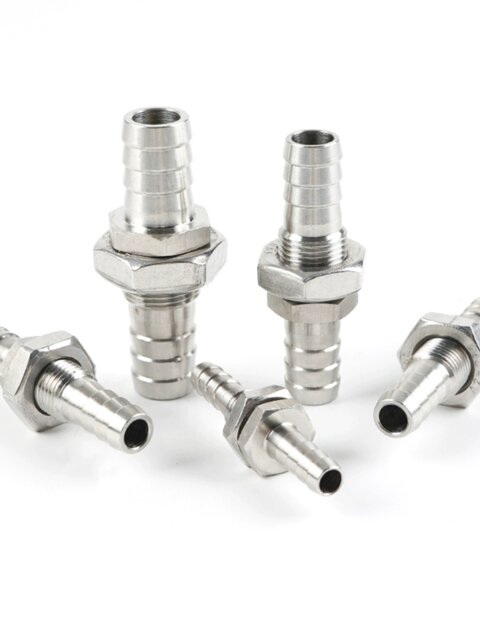 Stainless steel pagoda plate fitting joint 304 partition water tank hose docking device trachea fast double-head diameter change nozzle