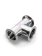 KF high vacuum equal diameter tee 304 stainless steel NW chuck clamp 16 snap 25 pipe fittings 40 accessories 50 flange-