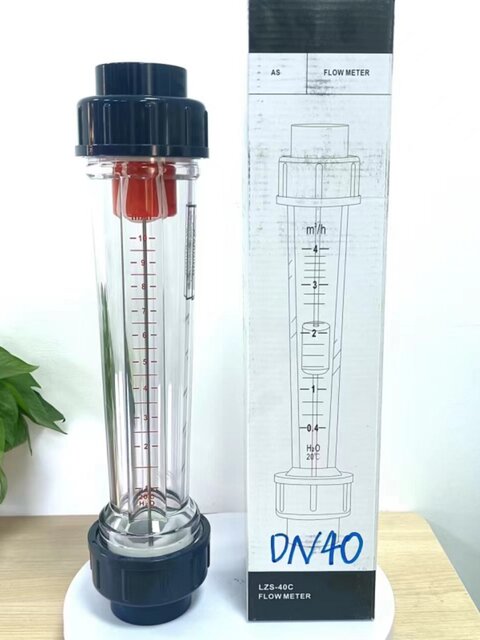 High precision plastic UPVC pipe type LFS/LZB DN40 long and short tube float flowmeter water liquid