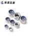 304 stainless steel nylon lock nut hexagonal anti-loosening anti-slip self-locking screw cap 2M3M4M5M6M8M10M12
