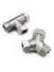 304 stainless steel metal hose joint DWJ45/90 degree right angle elbow Y/T type tee self-solid steel pipe joint