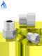 304 stainless steel inner and outer wire joint pressure gauge joint inner and outer wire conversion head 1/81/43/81/23/4
