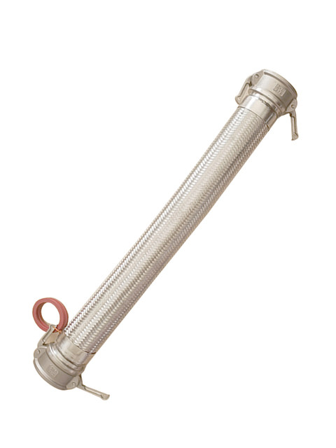 Sprinkler electric water cannon accessories front bellows 2-inch handle quick joint 304 stainless steel wire hose