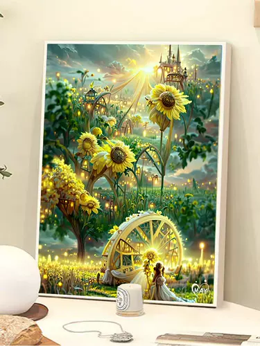 Дисней, цифровой замок для рисования, масляная краска, «сделай сам», антистресс, ручная роспись