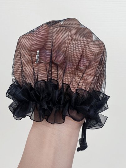Invisible hair net female summer art dance exam children's small eyes thin net professional hair art artifact black headdress