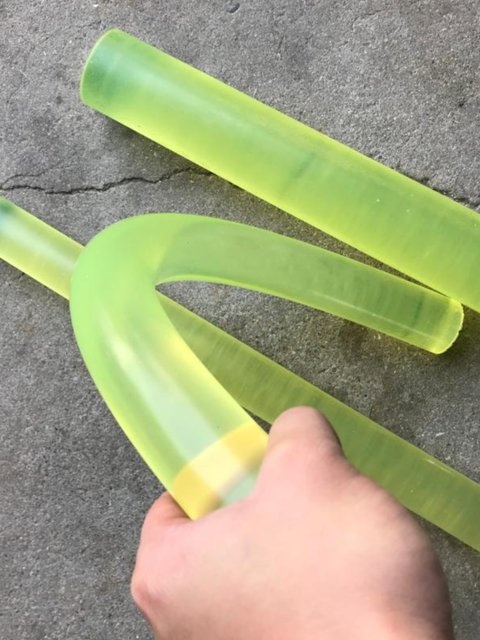 Beef tendon rod, polyurethane rod, solid body-proof PU rod, high elastic rubber rod, shock-absorbing and wear-resistant rod processing