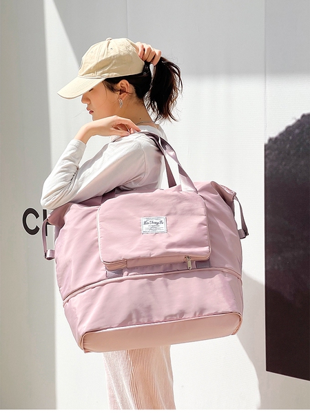 孕妇产妇待产专用收纳包大容量轻便短途折叠旅行包手提行李袋子女