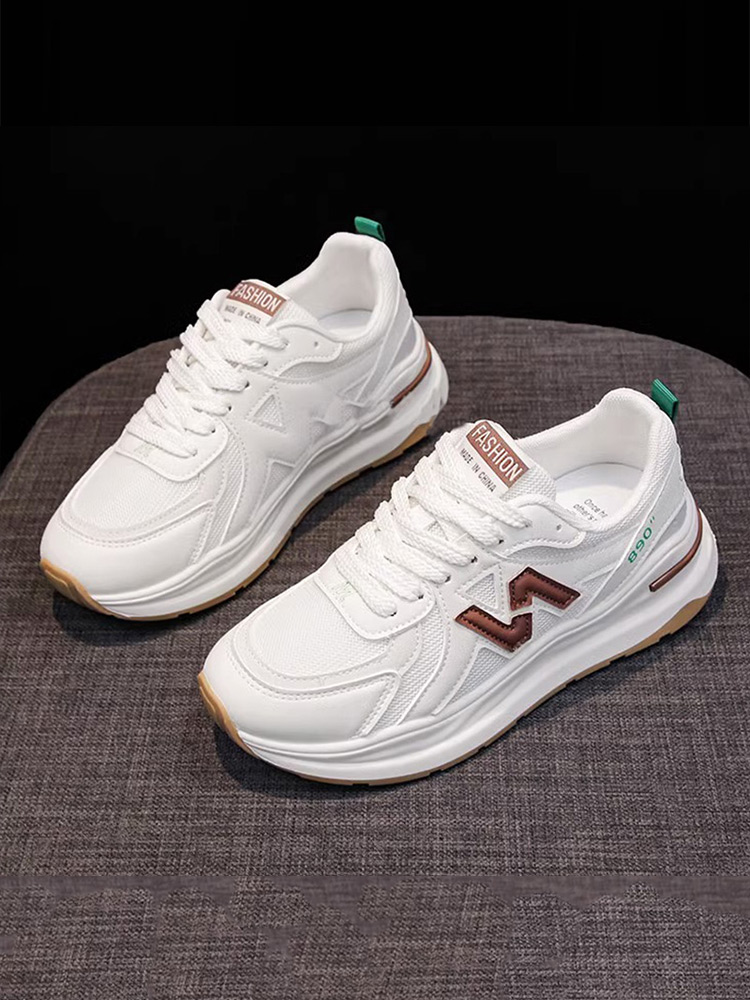 BREATHABLE MESH WAFFLE FORREST GUMP SHOES WOMENS SUMMER 2024 NEW HIGH-END TRENDY CASUAL AND VERSATILE SPORTS DAD SHOES