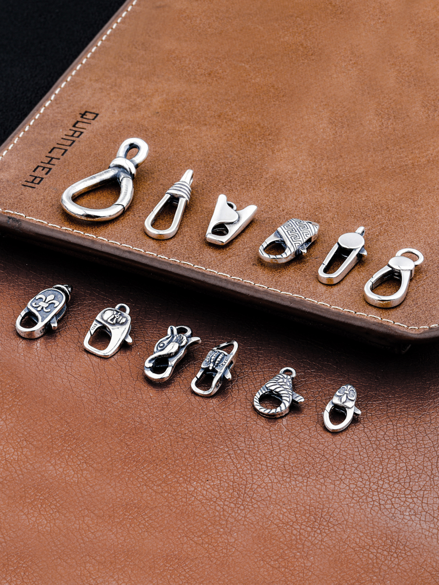 RETRO PERSONALITY CONNECTION BUCKLE DIY HANDMADE JEWELRY ACCESSORIES SPRING BUCKLE MENS CHAIN JOINT BUCKLE