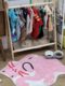Special clothes rack for pet dogs and dogs floor-standing cat wardrobe small clothes rack storage simple puppy clothes display rack