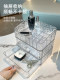 Light luxury transparent cosmetic storage box desktop finishing dressing table acrylic lipstick skin care product drawer storage rack
