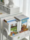 Raz picture book storage box children's graded reading desktop small bookshelf sorting artifact book storage shelf rectangular