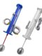 UHZ magnetic flip plate liquid level meter float water level meter magnetic alarm switch high and low liquid level machine tool water tank top-mounted type
