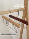 Wooden clothes rack for household clothes for students dormitory tie for underwear suspenders vest bag storage tool multifunctional