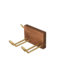 Hairdryer storage rack without punching bathroom solid wood hair dryer bathroom wall-mounted air duct support storage