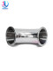 Sanitary-grade quick-install elbow 90 degree 304 stainless steel clamp type chuck bending pipe flange buckle right angle bend