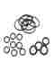 Japanese imported nitrile rubber inner diameter 1-39mm wire diameter 1.5mm oil-resistant and wear-resistant O-ring NBR sealing ring