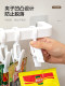 Seasoning bag storage rack without punching wall-mounted seasoning bag sealing clip kitchen marinated material sorting rotatable storage rack