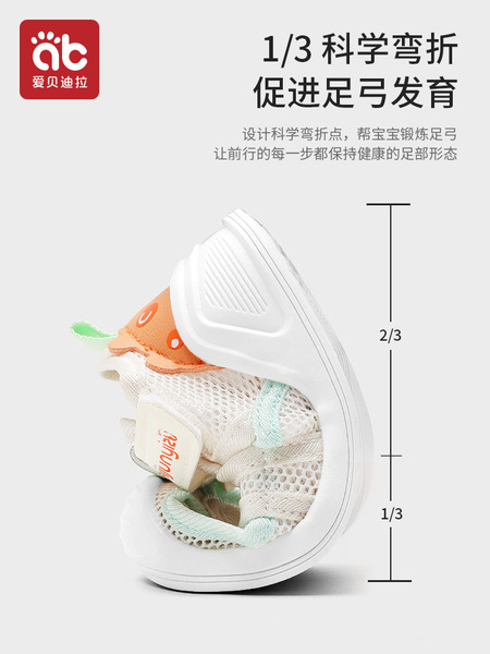宝宝学步鞋凉鞋夏季网鞋婴儿鞋子软底1一2-3岁男女童机能防滑柔软 — 2