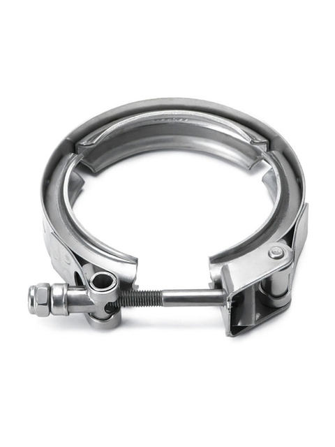 Exhaust pipe clamp stainless steel V-type clamp turbocharger clip quick release groove pipe clamp factory direct sales