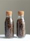 Japanese commercial home goodies cork glass transparent storage dried fruits and grains tea jar storage kitchen supplies