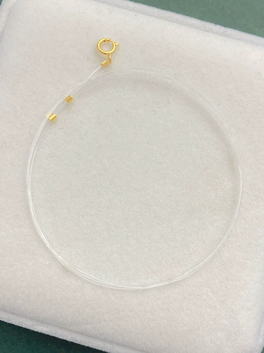 Прозрачная леска, браслет, ожерелье, набор материалов ручной работы, невидимая барсетка с бусинами, серебро 925 пробы, DIY, заготовка