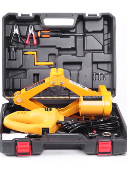 12v multi-functional electric hydraulic jack wrench air pump set off-road car tire replacement repair tool