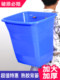 Plastic back basket larger and thickened square storage barrel storage barrel durable extra-large agricultural back basket cooked rubber basket