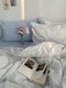 Dawson's Bistro/French Retro Floral Cotton Sheets Four-Piece Set Ins Pastoral Style Pure Cotton Bed Quilt Cover