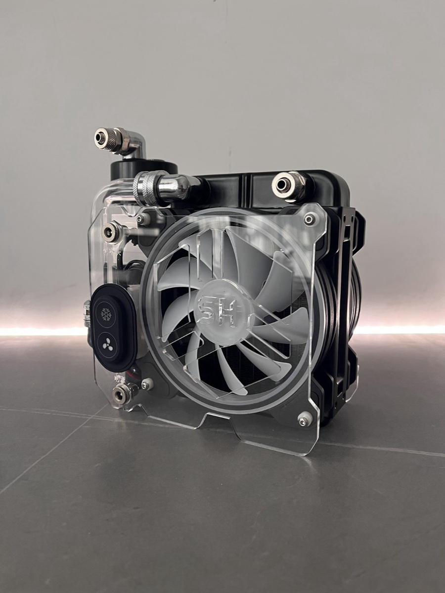 SH FROST EATING CHICKEN WATER COOLING RADIATOR MOBILE PHONE TABLET MAGNETIC SEMICONDUCTOR WATER COOLING REFRIGERATION HEAD LAPTOP