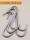 Extra thick stainless steel hanging meat hook slaughter factory hanging white strips pork hook cold storage beef hook shopping mall selling meat hook S hook S hook