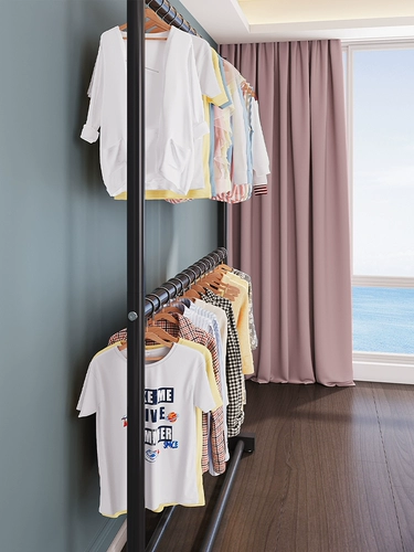 Двухэтажная вешалка для домашнего использования, простая сушилка, популярно в интернете