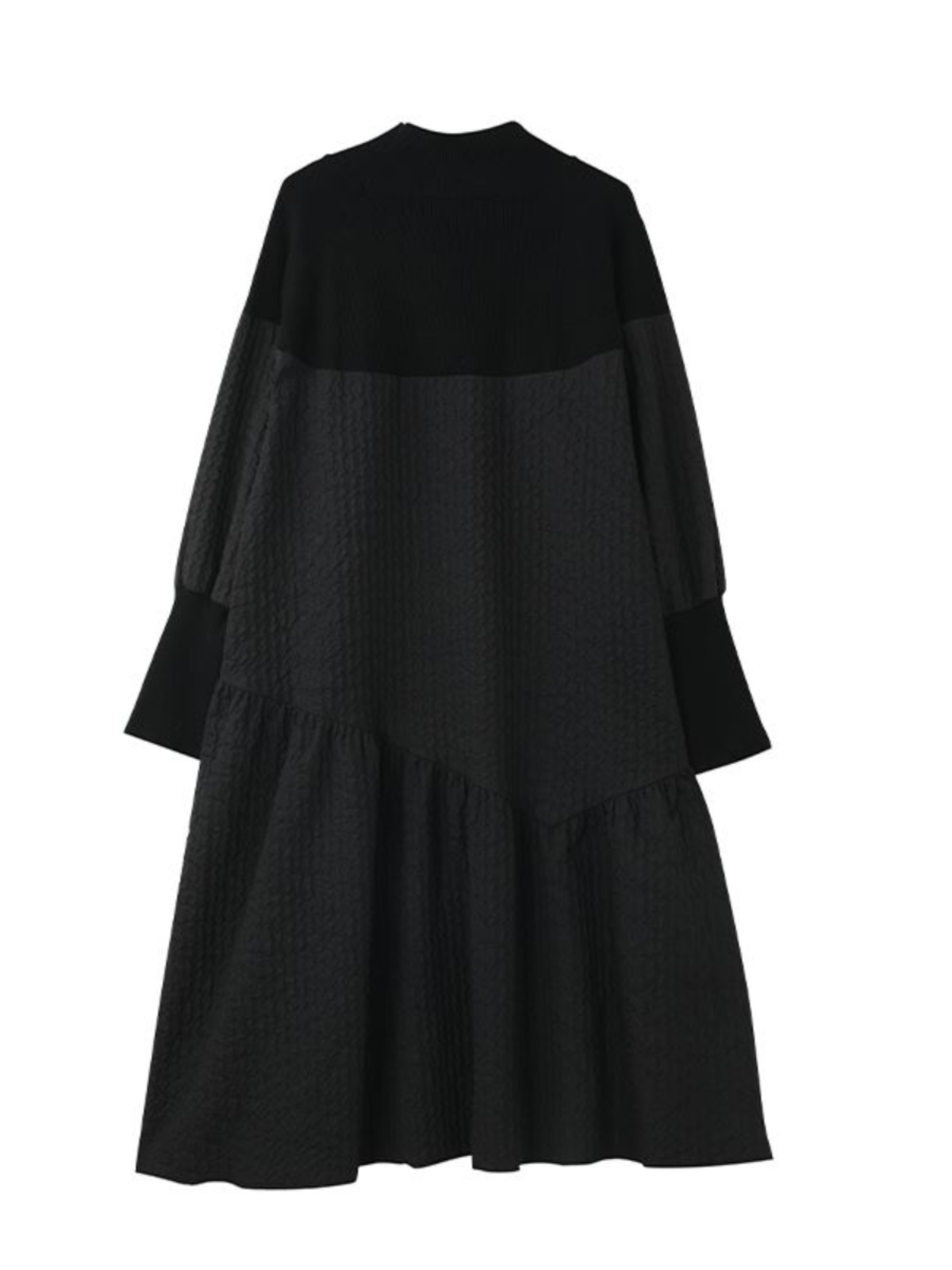 PREGNANT WOMENS EARLY SPRING KNITTED PATCHWORK JACQUARD DRESS LARGE SIZE LOOSE AND THIN COVERING THE BELLY HIGH-END AUTUMN AND WINTER SKIRTS
