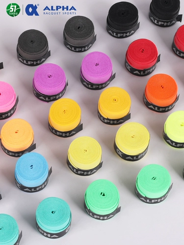 Альфа -альфа -абсорбция пота с теннисной бадминтовой ракеткой матовая сушка сухость сухой поверхности