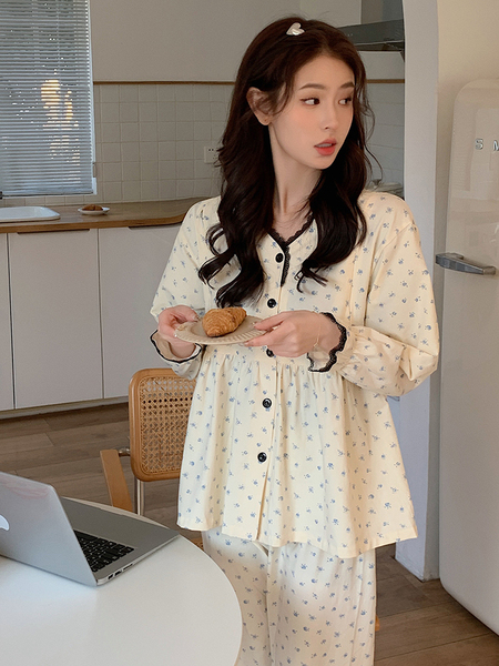 纯棉月子服夏季薄款产后孕妇哺乳睡衣春秋9月份产妇喂奶休闲8家居