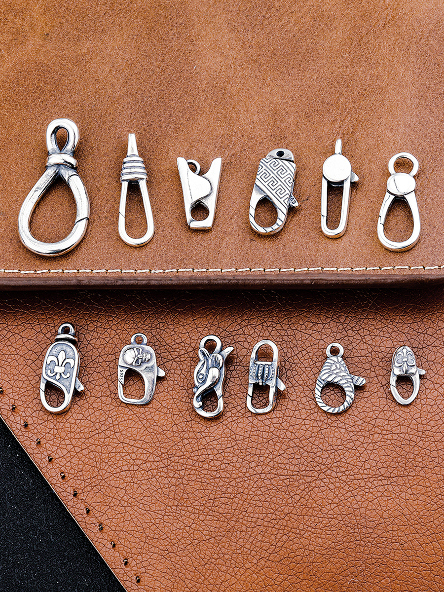 RETRO PERSONALITY CONNECTION BUCKLE DIY HANDMADE JEWELRY ACCESSORIES SPRING BUCKLE MENS CHAIN JOINT BUCKLE