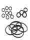 Japanese imported nitrile rubber inner diameter 1-39mm wire diameter 1.5mm oil-resistant and wear-resistant O-ring NBR sealing ring