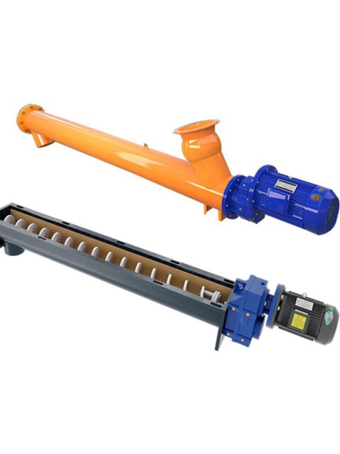 Dragon Screw Conveyor U-type Screw Conveyor Dry Fly Ash Cement Stainless Steel Screw Conveyor Accessories
