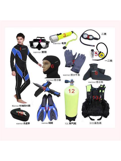 Surface gas supply diving equipment underwater operation salvage equipment water area rescue set self-portable respirator